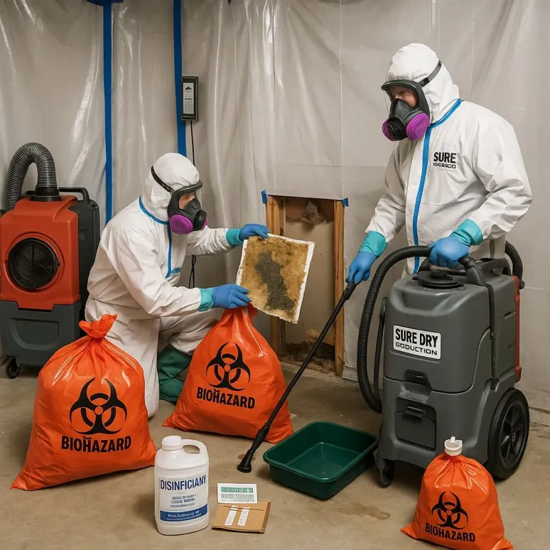 Contaminated Water Handling Protocols process in Salina, KS